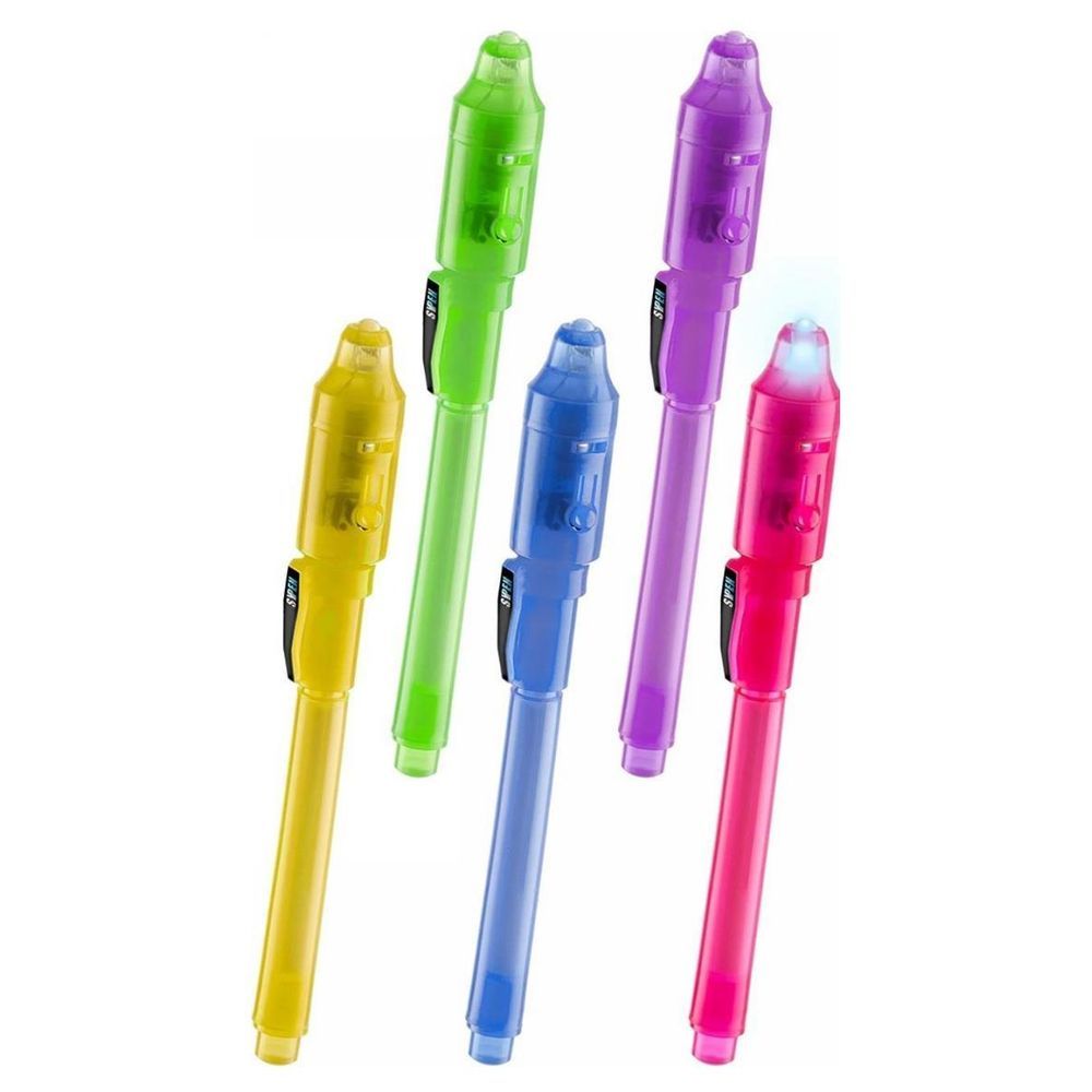 Essen - Invisible Ink Pen W/ UV Light - Pack of 5