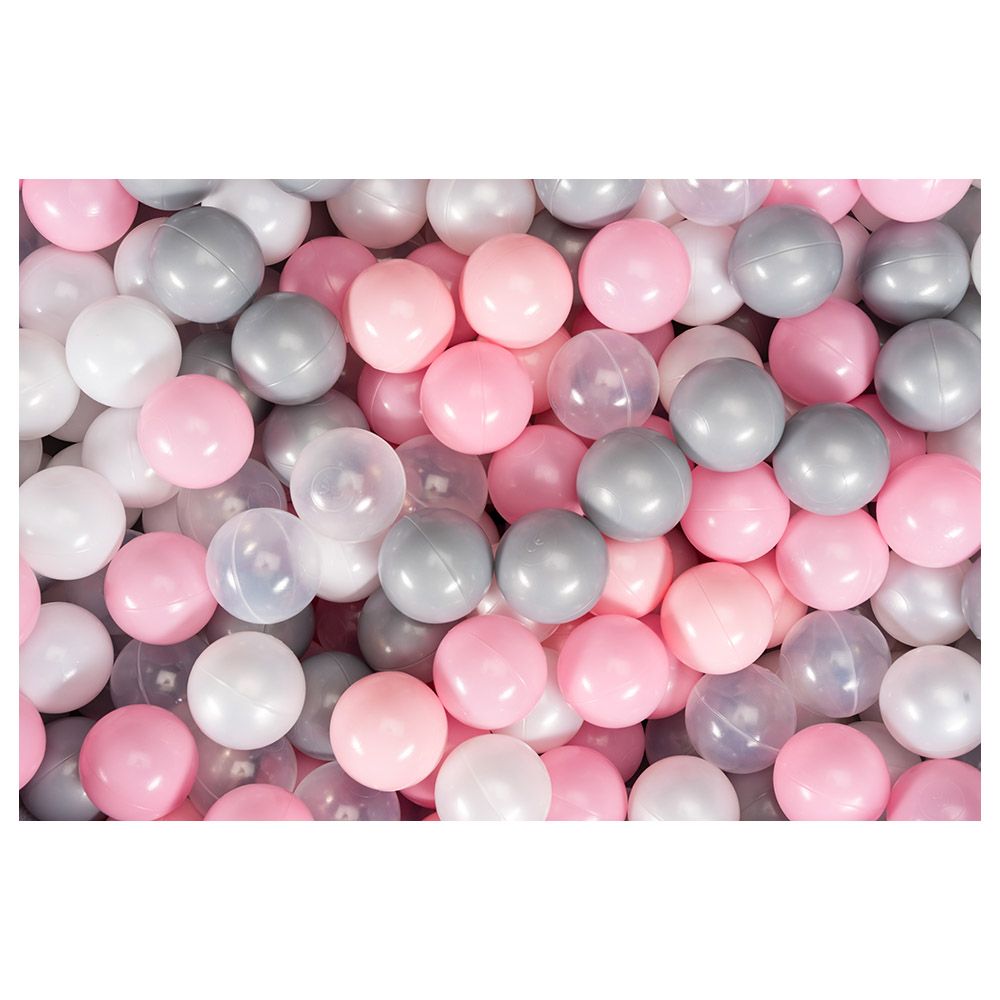 Ezzro - Mix of 400 Balls - Pink, White & Grey