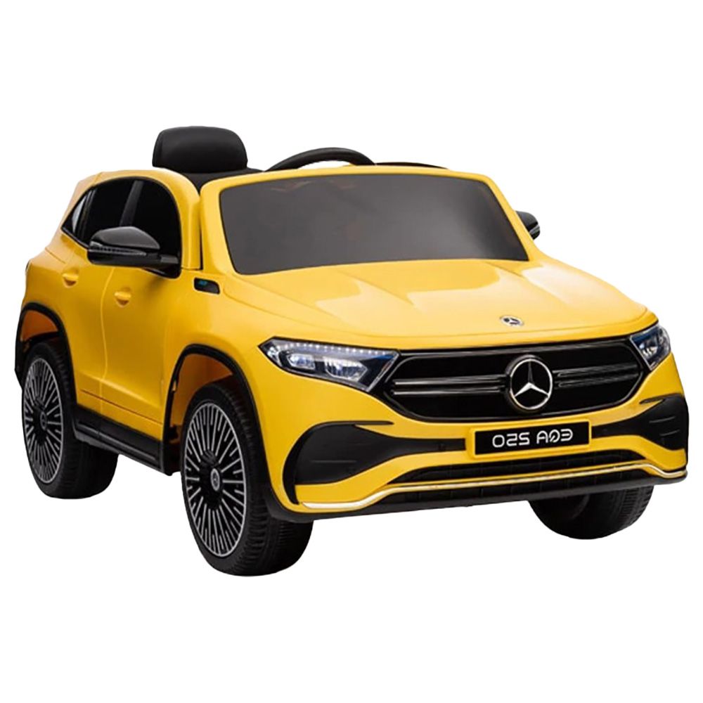 Megastar - Licensed Mercedes-Benz EQA Battery Operated Car - Yellow