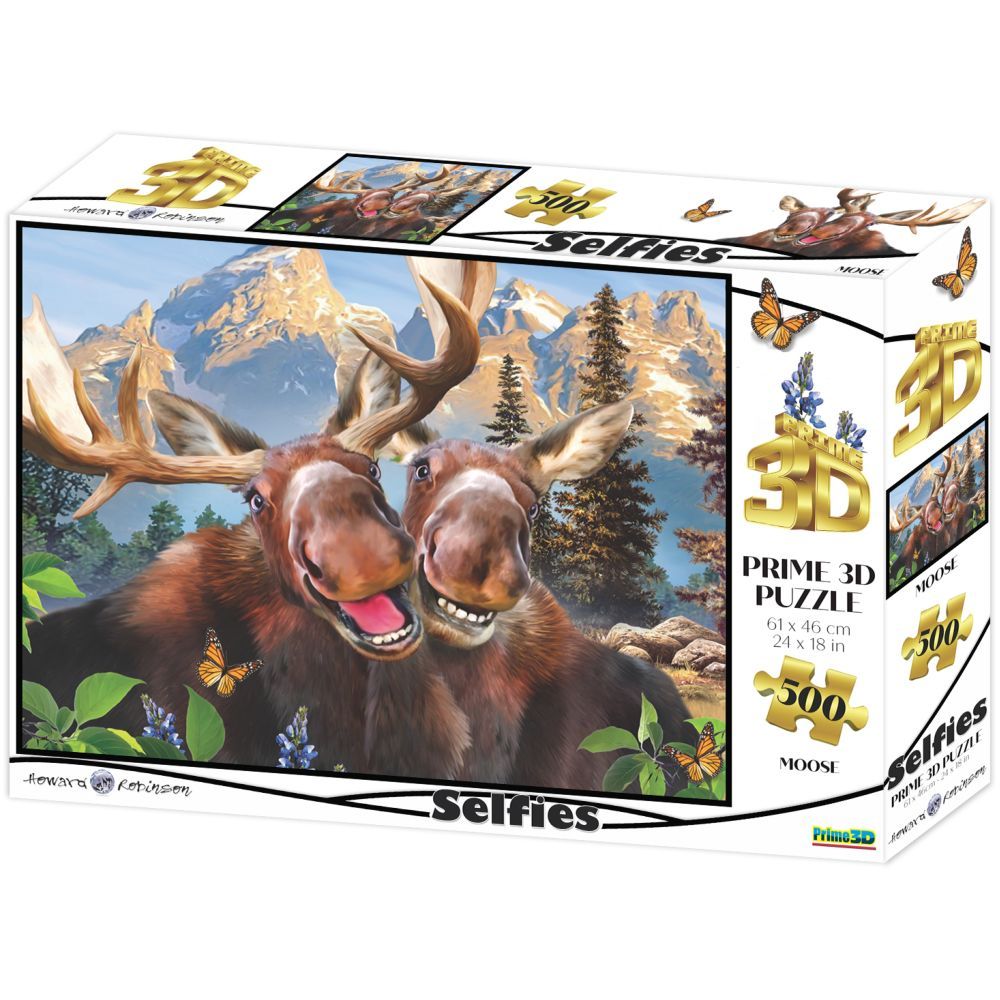 Prime 3D - Howard Robinson - Moose Selfie 500pcs Puzzle