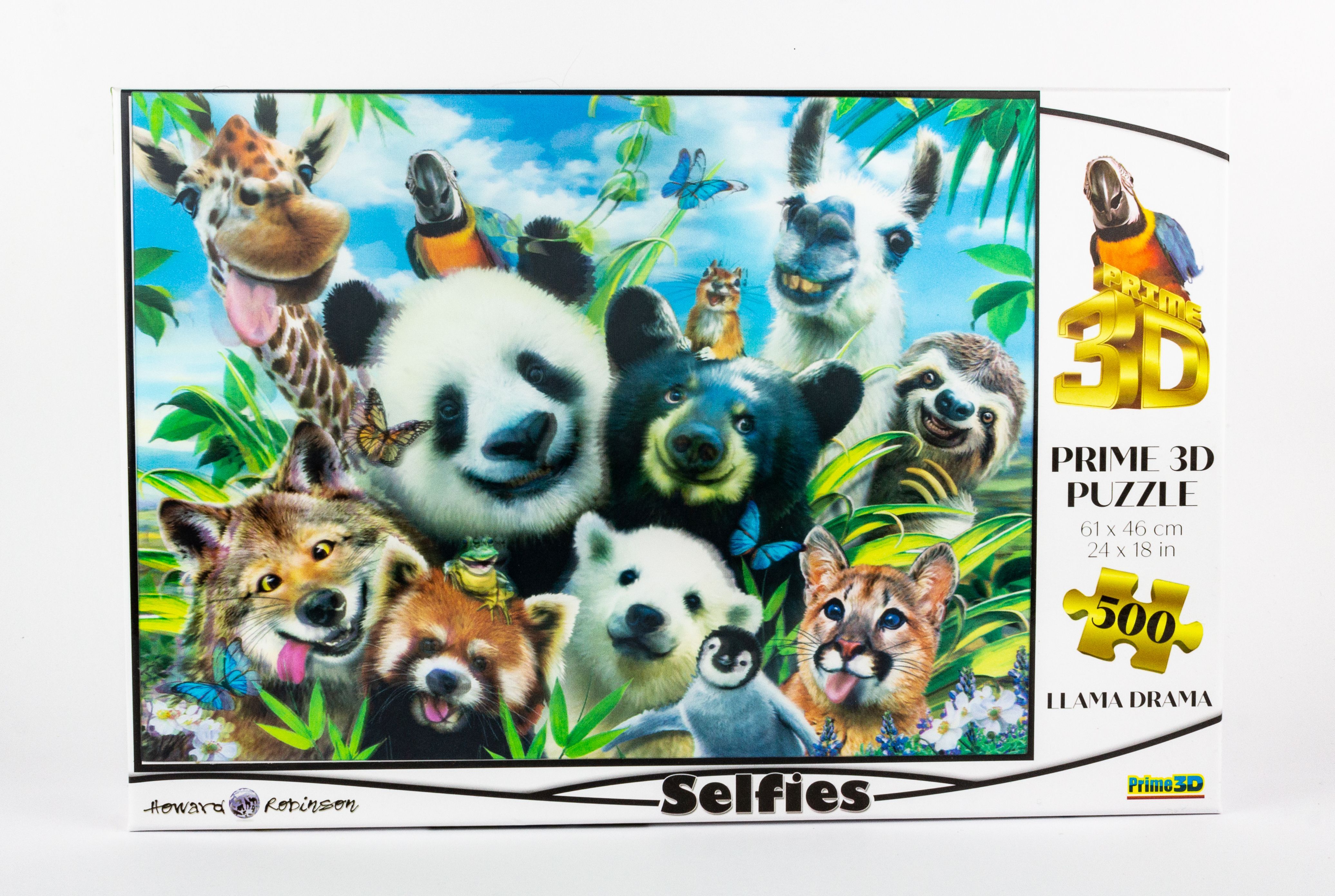 Prime3D - Llama Drama Selfie 3D Puzzle - 500 Pcs