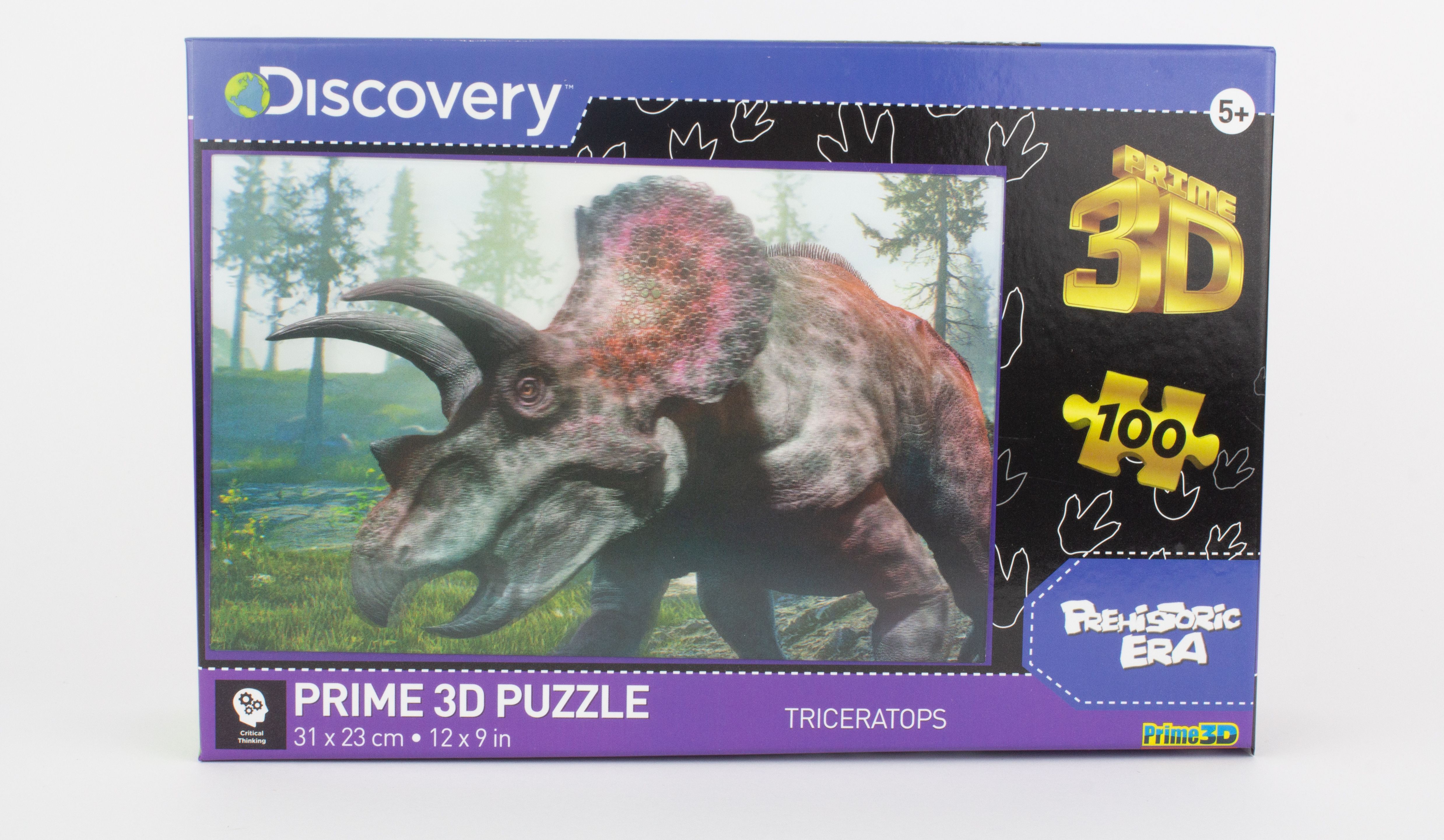 Prime3D - Triceratops 3D Puzzle - 100 Pcs