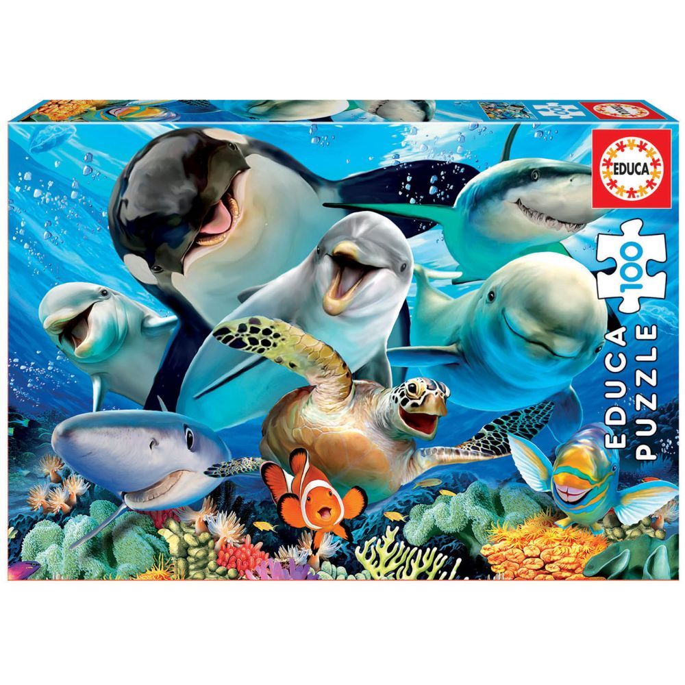 Educa Puzzles - 100 Underwater Selfie