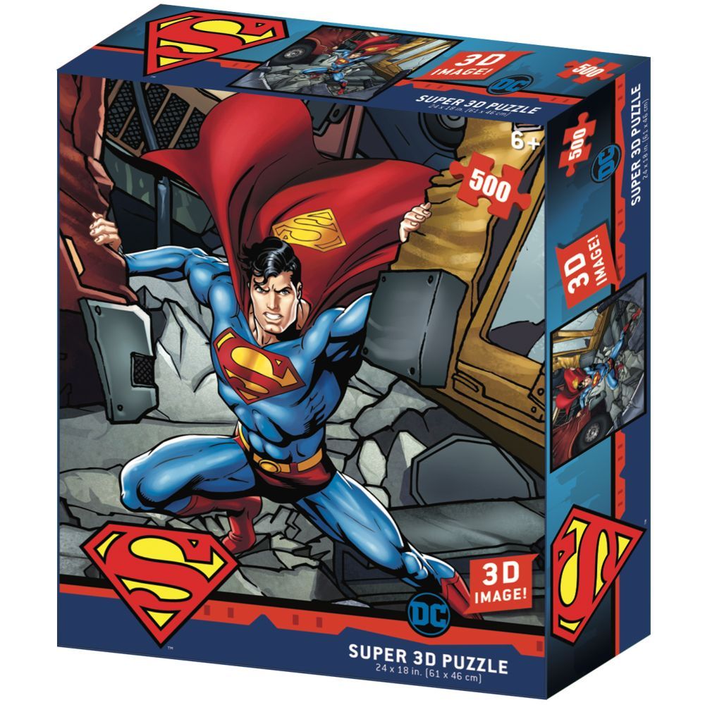 Prime 3D - DC Comics - Superman Strength 500pcs Puzzle