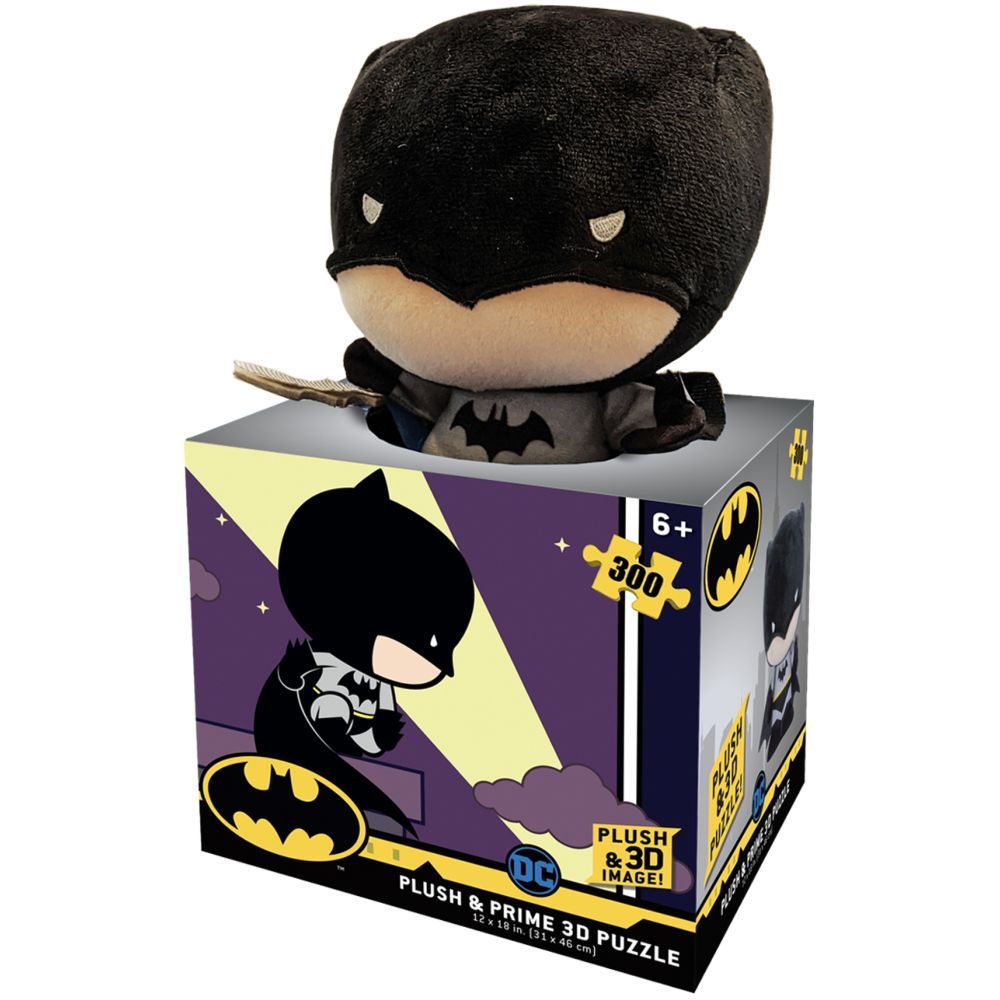 Prime 3D - DC Comics - Batman 300pcs Puzzle with Plush