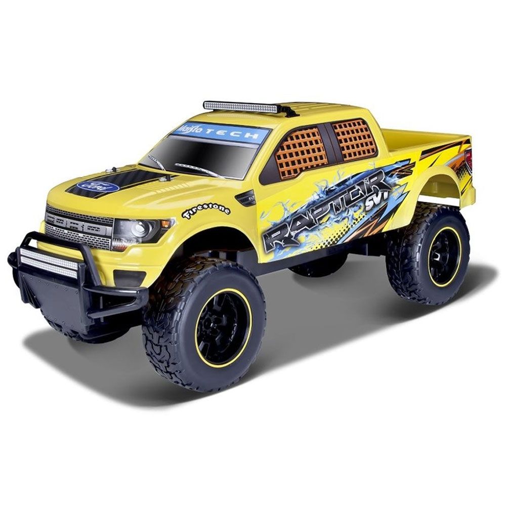 Maisto R/C- 1:6 2014 Ford F150 Svt Raptor, 2.4 Ghz - Yellow