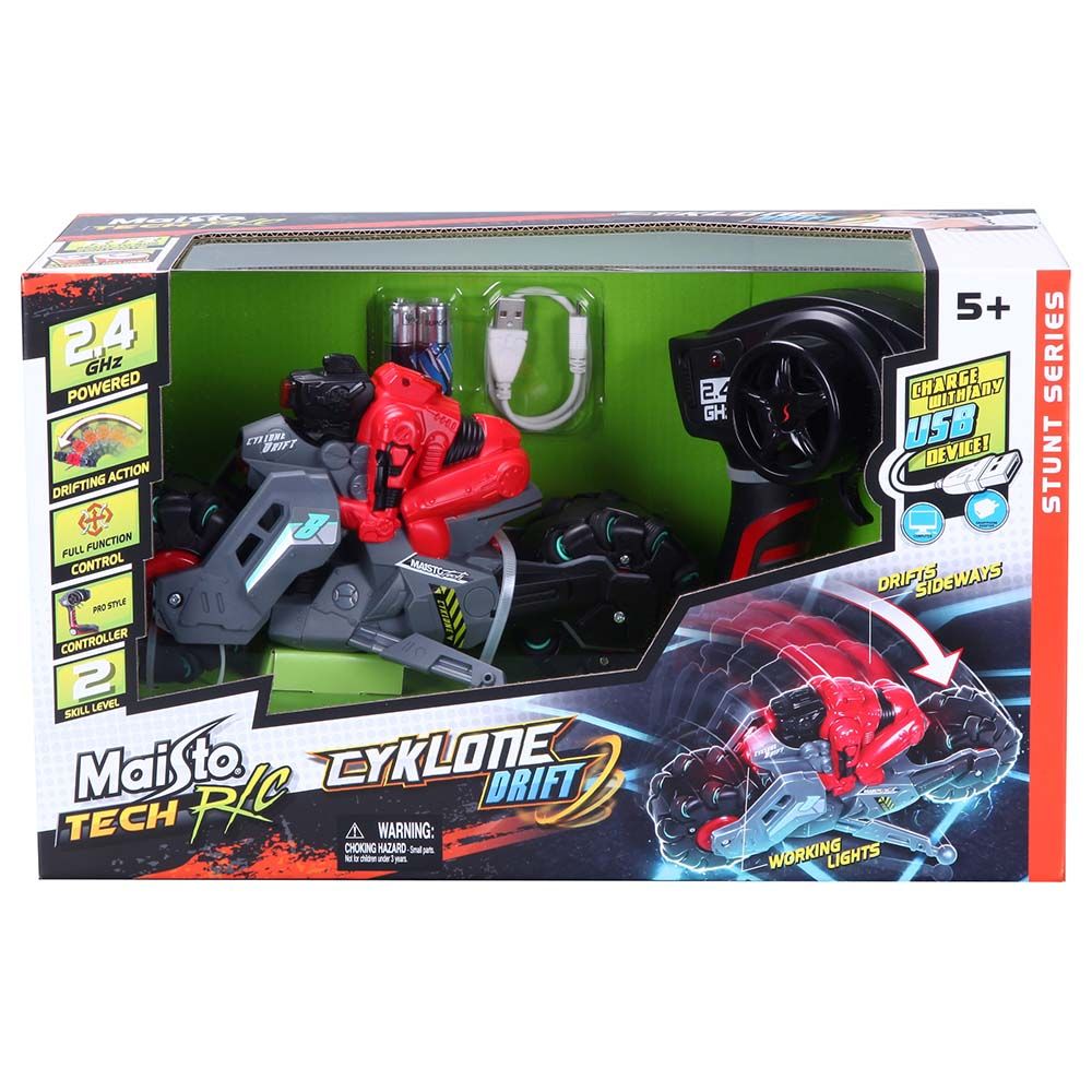 Maisto Tech - R/C Cyklone Drift - Red