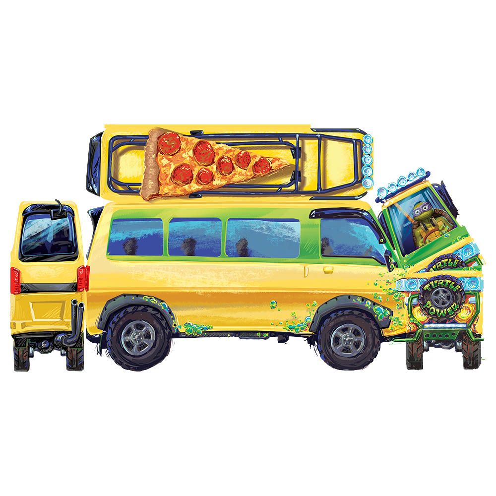 Playmates Toys - TMNT Movie Pizza fire Van