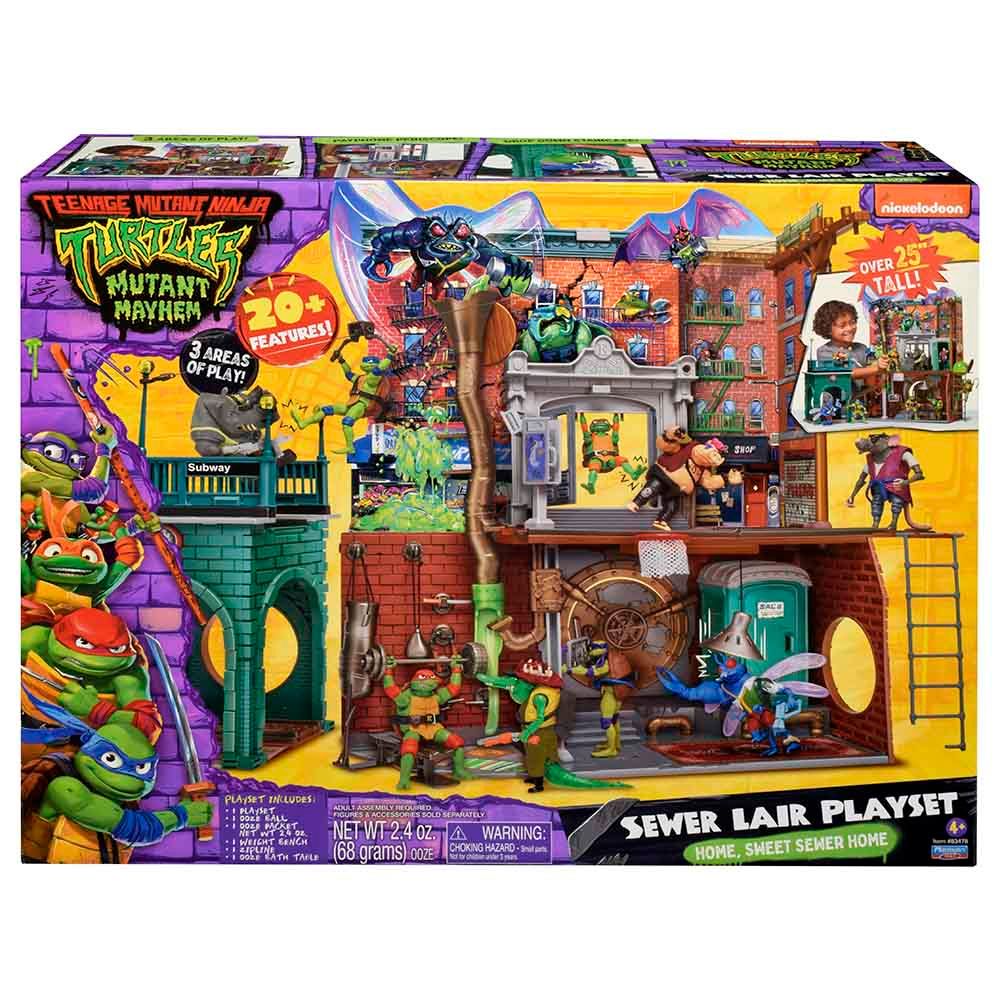 Playmates Toys - TMNT Movie Sewer Lair Playset