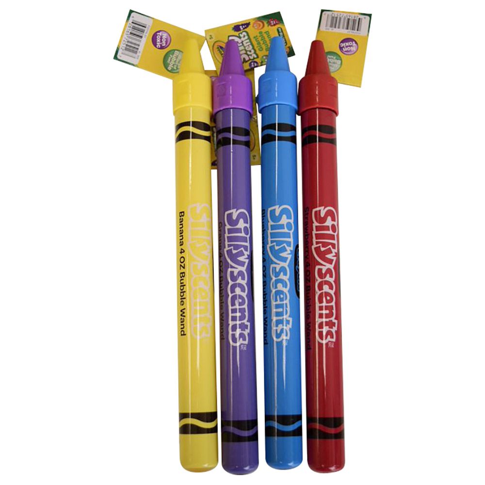 Crayola - Silly Scents Bubble Tube - Pack of 4