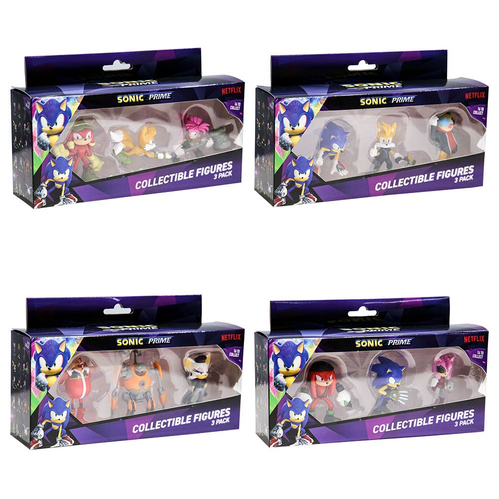 Sonic - Figures Window Box - 3pcs