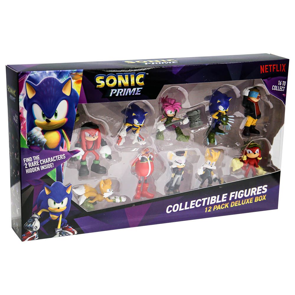 Sonic - Figures Deluxe Box w/ 2 Rare Hidden Characters - 12pcs