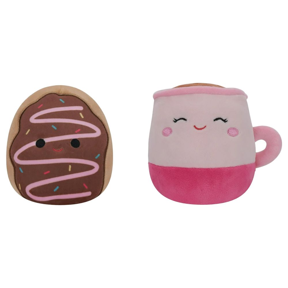 Squishmallows - Deja Chocolate & Emery Latte Flipable Plush Toy - 5-Inch