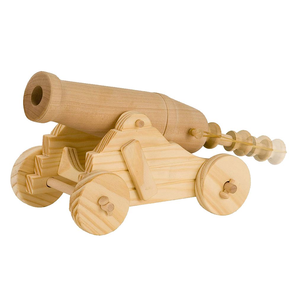 Fiesta Crafts - Wooden Cannon Craft Kit 26pcs