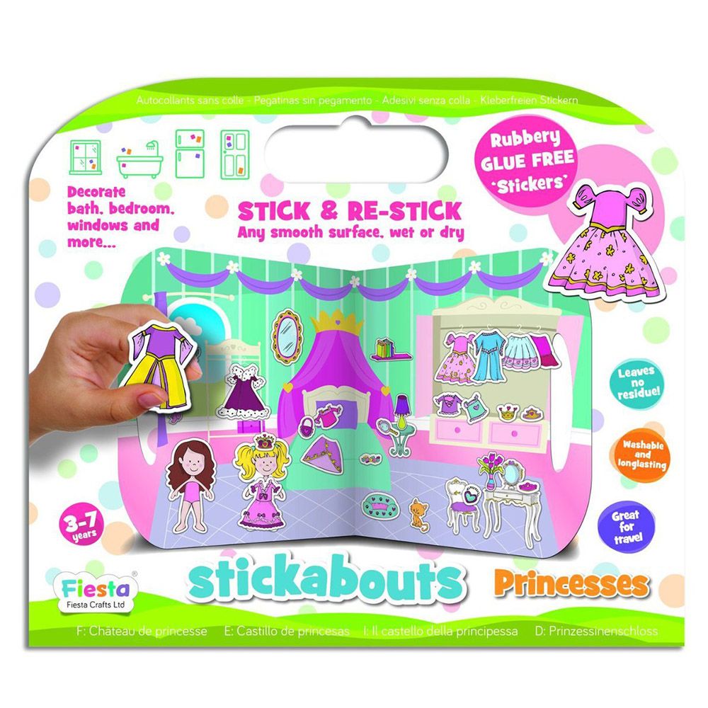 Fiesta Crafts - Stickabouts Princess Castle