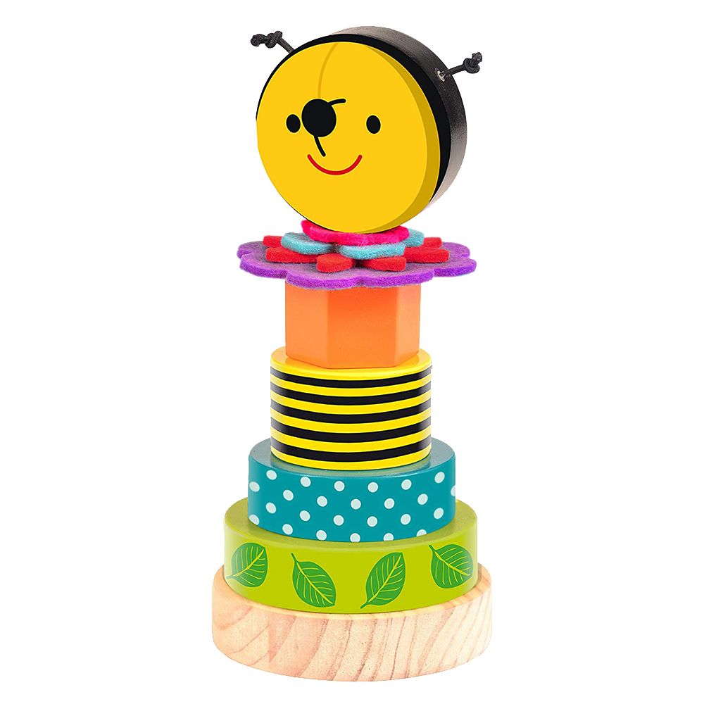 Fiesta Crafts - Bee Stacking Rings 10pcs