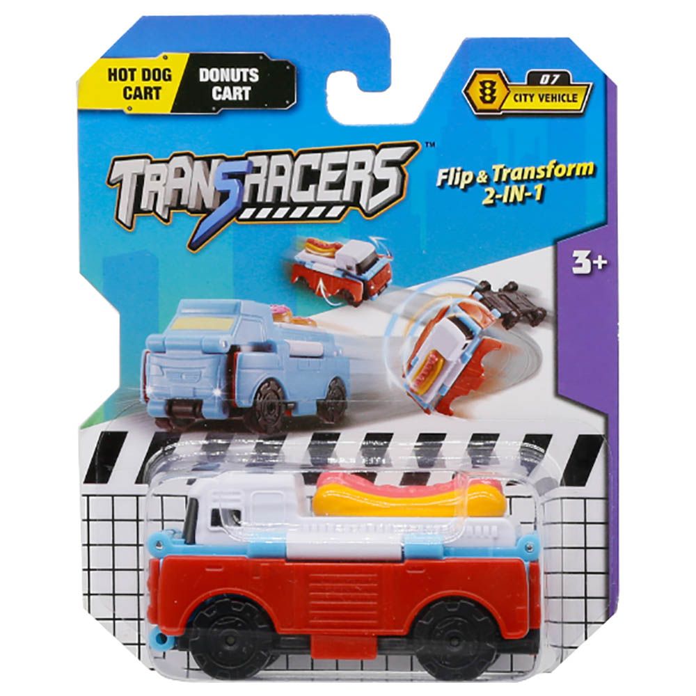 Transracers - 2-In-1 Flip Vehicle Desert Cart To Hot Dog Car