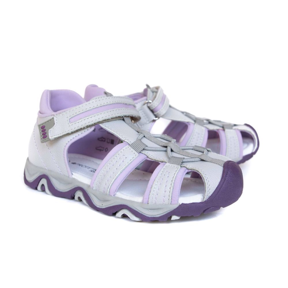 Protetika - Art Kids Leather Sandals - Purple