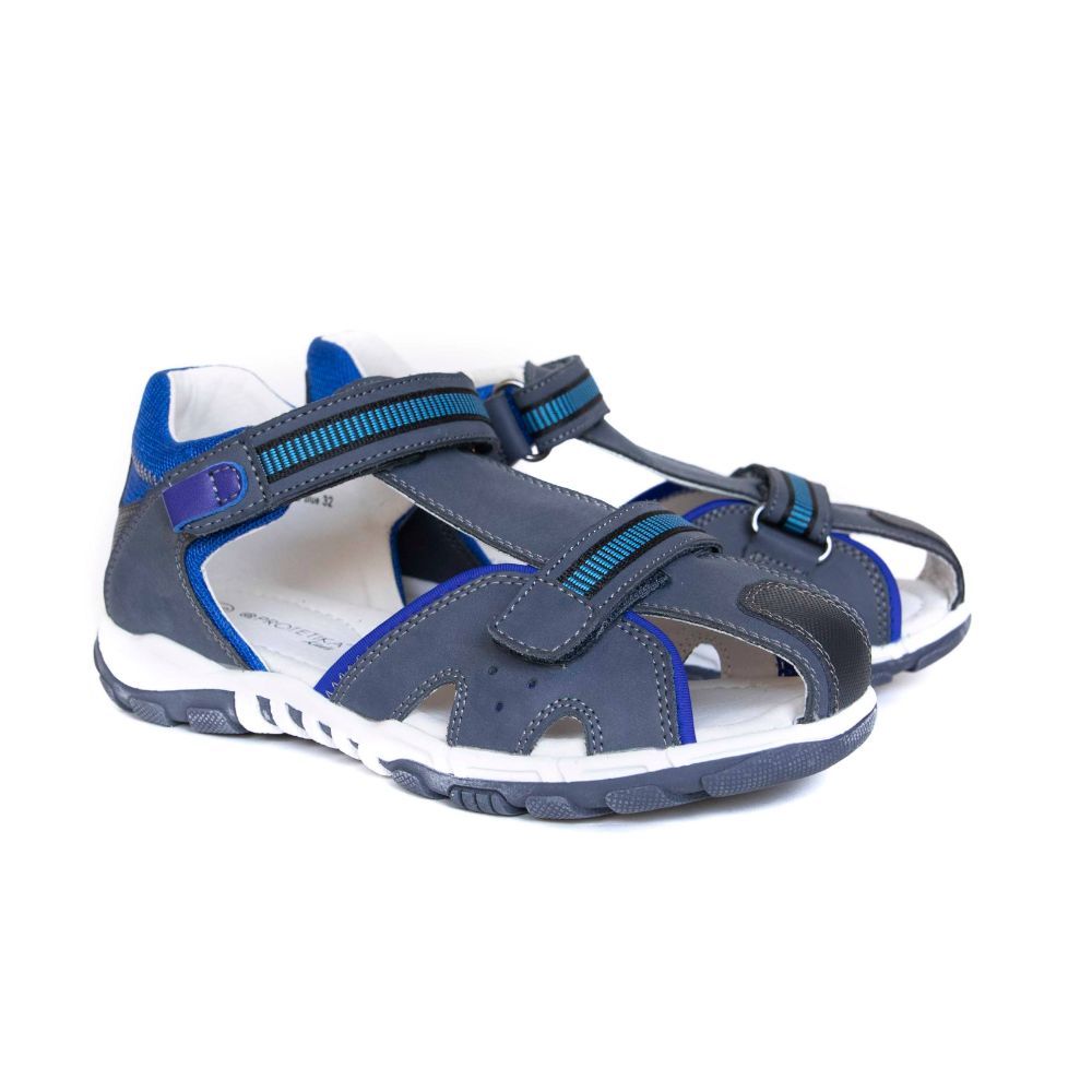 Protetika - Marano Kids Leather Sandals - Blue