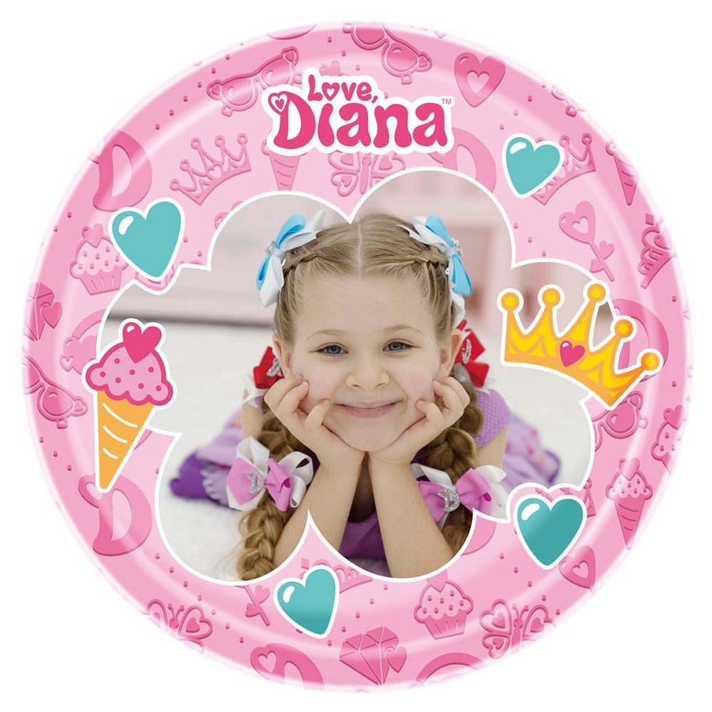 Love Diana - Melamine Plate