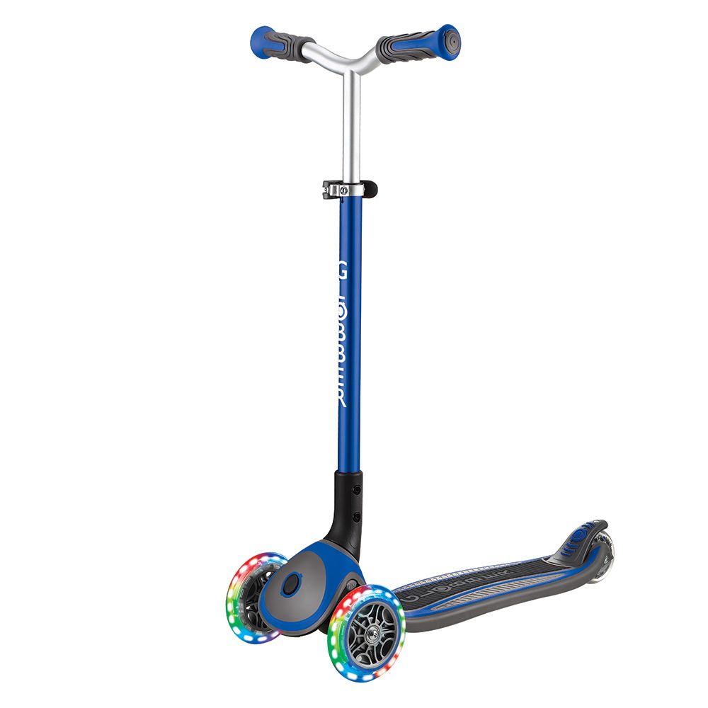 Globber - Master Lights Scooter - Navy Blue