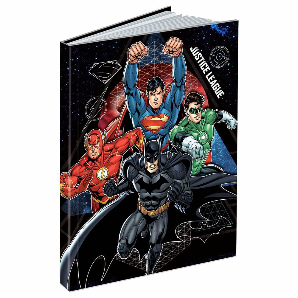 Warner Bros - Justice League Hardcover A5 Notebook 100 Sheets