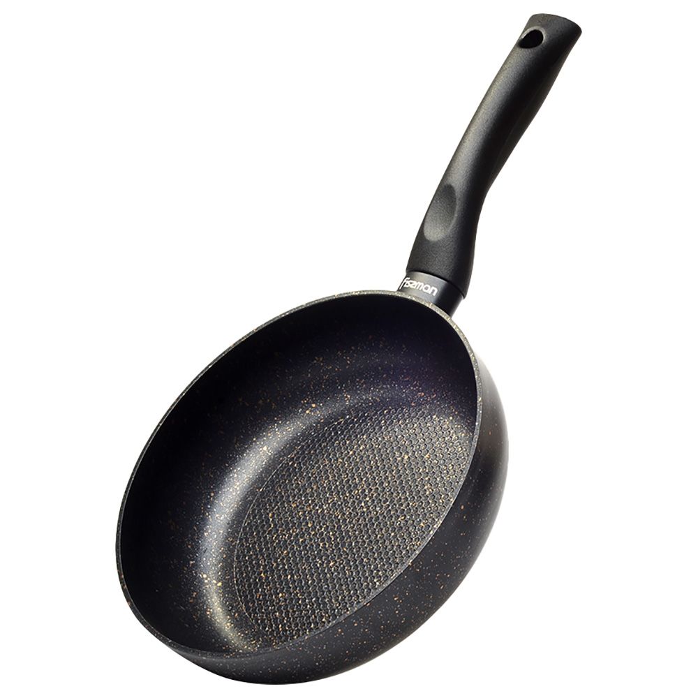 Fissman - Aluminium Deep Frying Pan Promo w/ Induction Bottom - 24x6cm