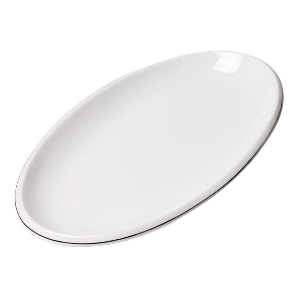 Fissman - Oval Plate Aleks - 35X21Cm - White