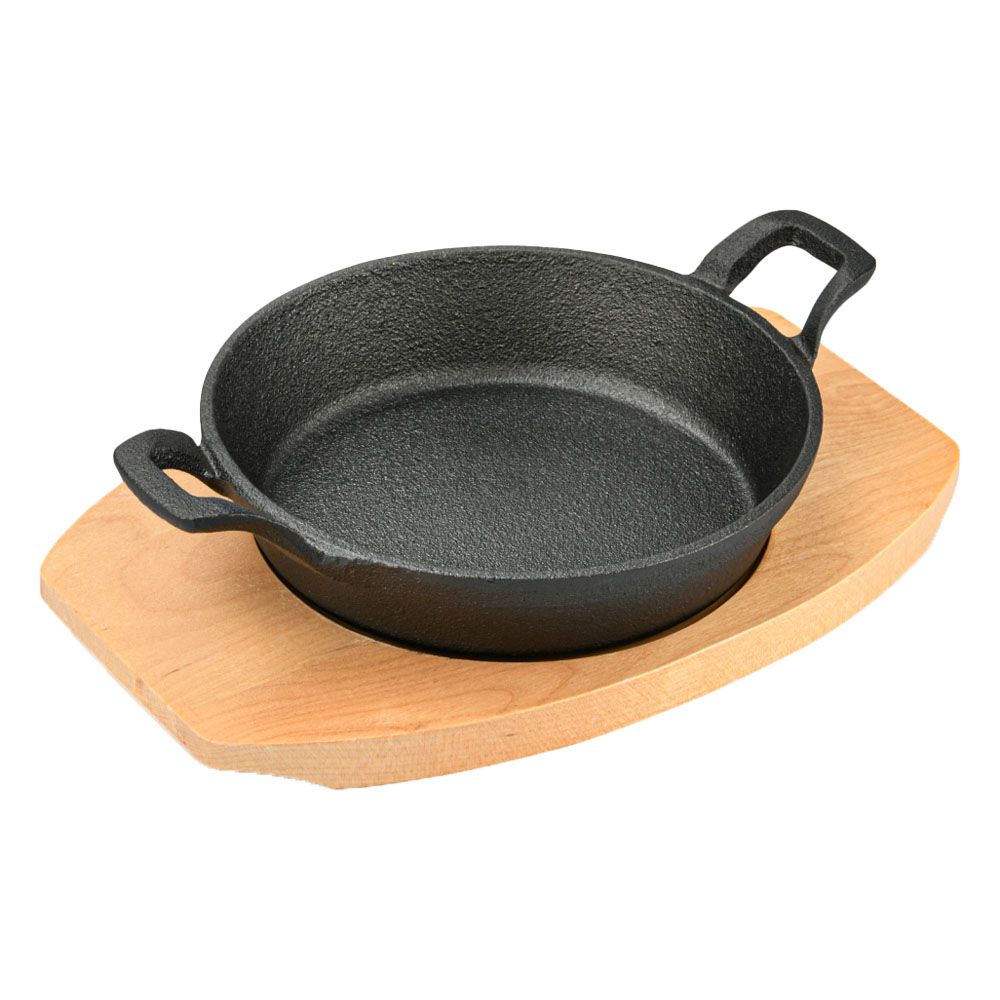 Fissman - Sizzling Pan Cast Iron - 18X4.5Cm - Black