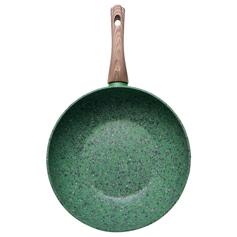 Fissman - Wok Malachite w/ Induction Bottom - 28x8cm - Aluminium 