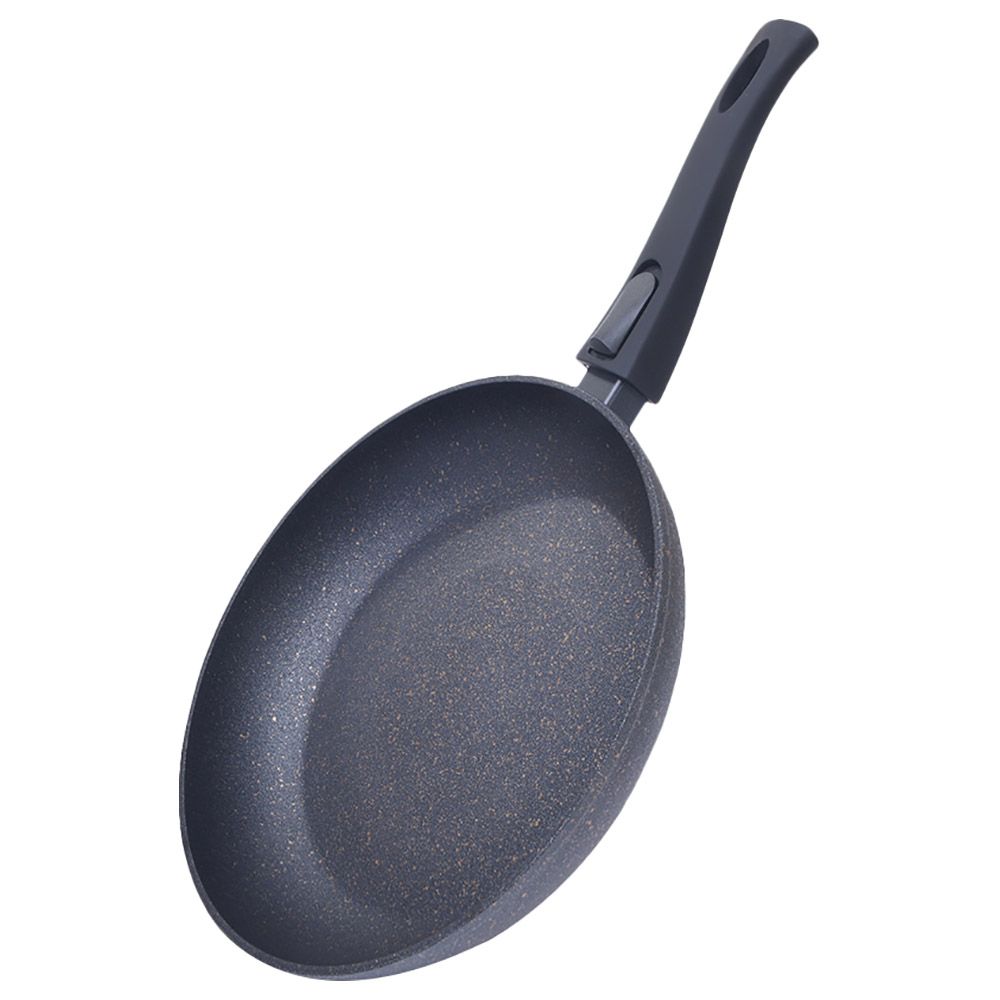 Fissman - Aluminium Frying Pan Cosmic Detachable Handle - 26x5.2cm - Black