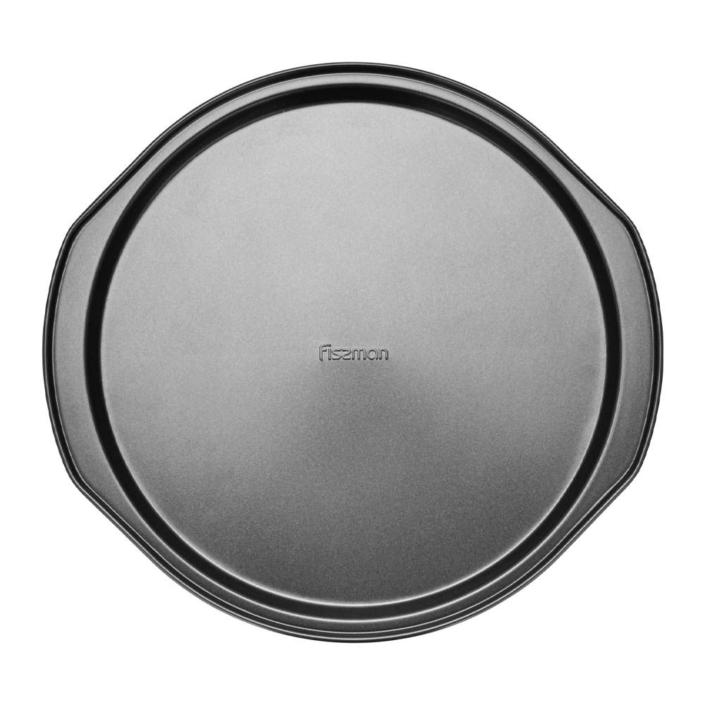 Fissman - Pizza Pan w/ Non-Stick Coating - Dark Grey