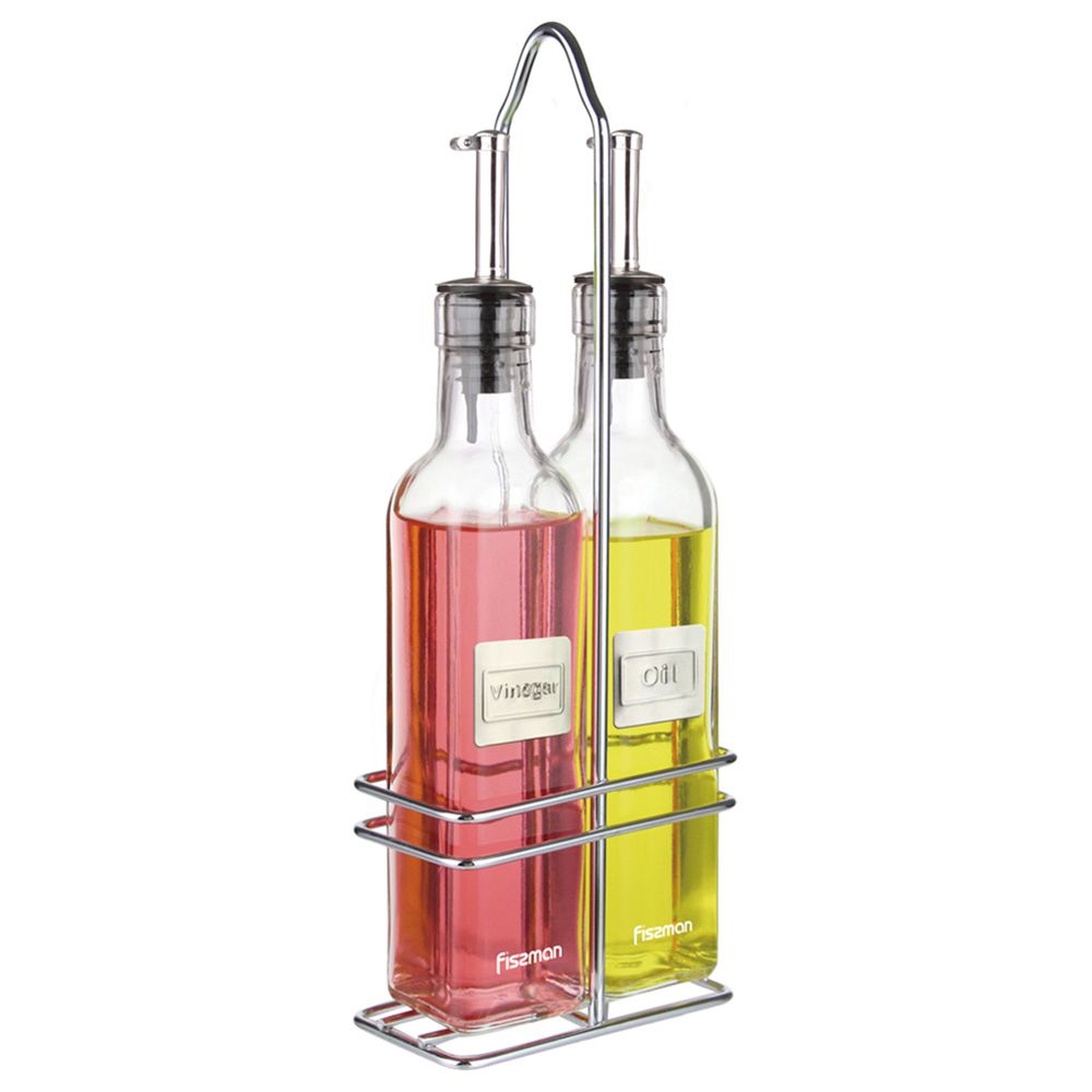 Fissman - Oil & Vinegar Bottle Set - Glass - 2x250ml 