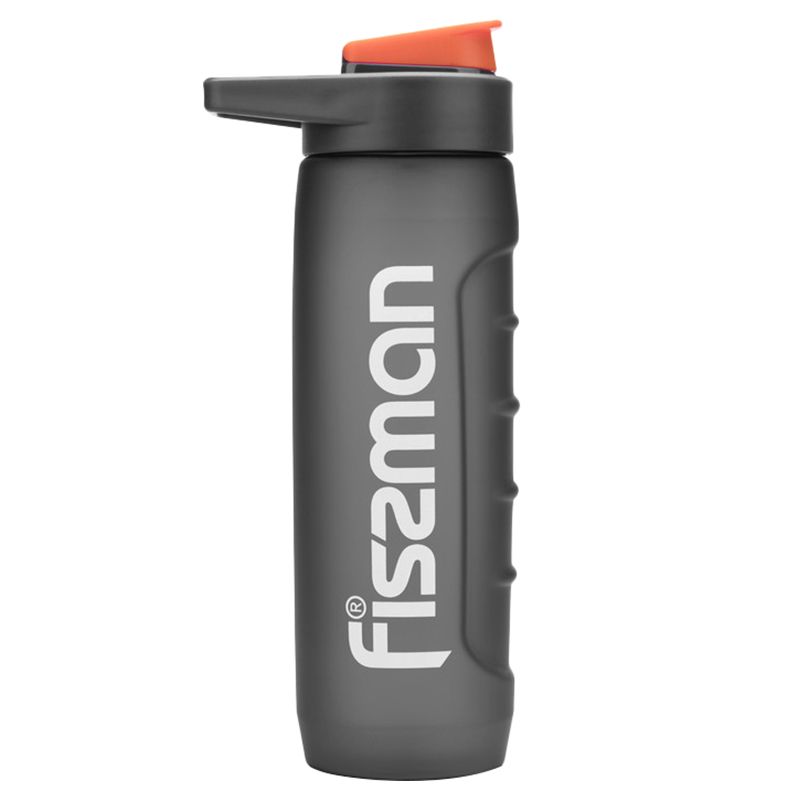 Fissman - Plastic Water Bottle - 660ml - Black