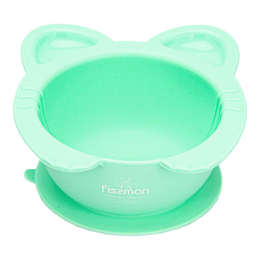 Fissman - Kitty Design Bowl w/ Suction - 300Ml - Green