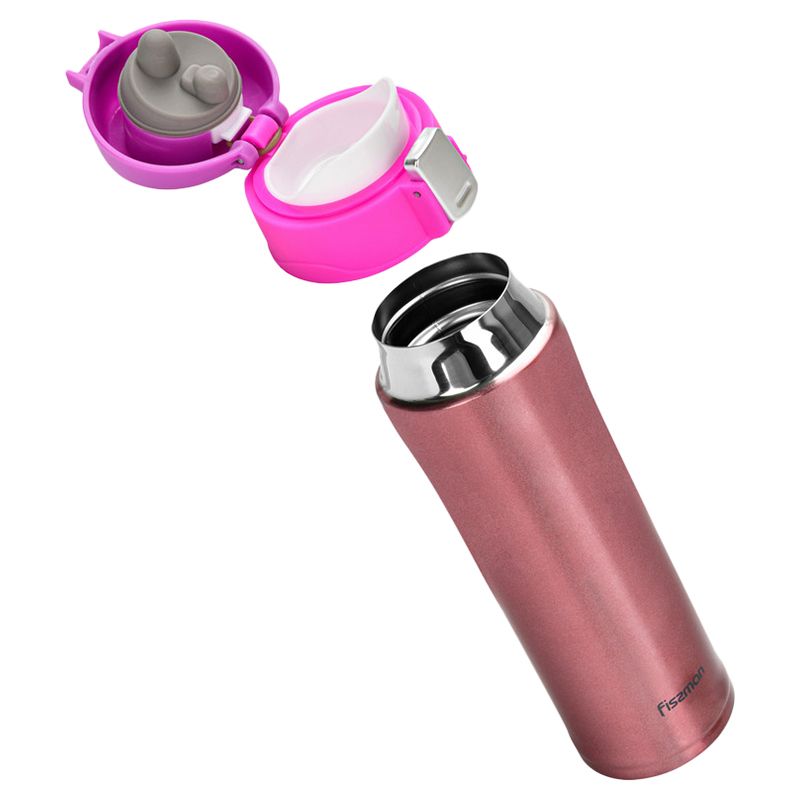 Fissman - Double Wall Vacuum Travel Mug Stainless Steel - Pink