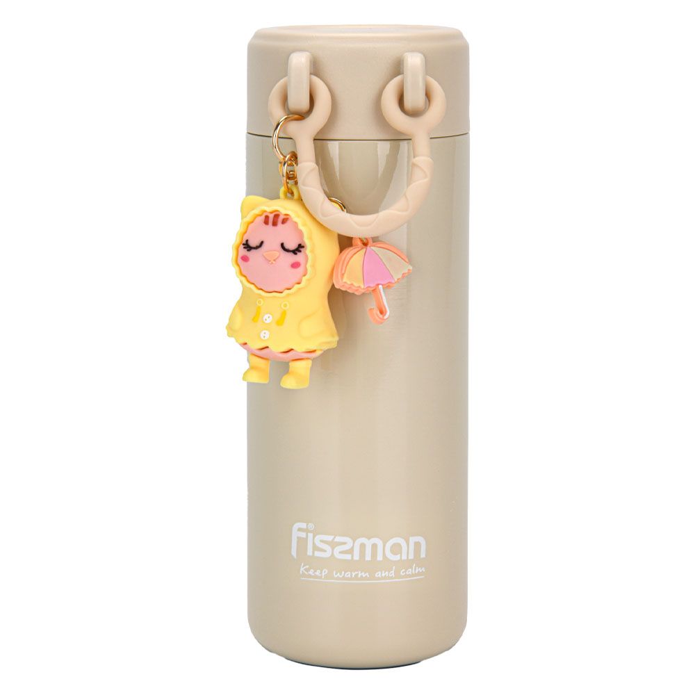 Fissman - Double Wall Vacuum Flask - 380Ml - Beige