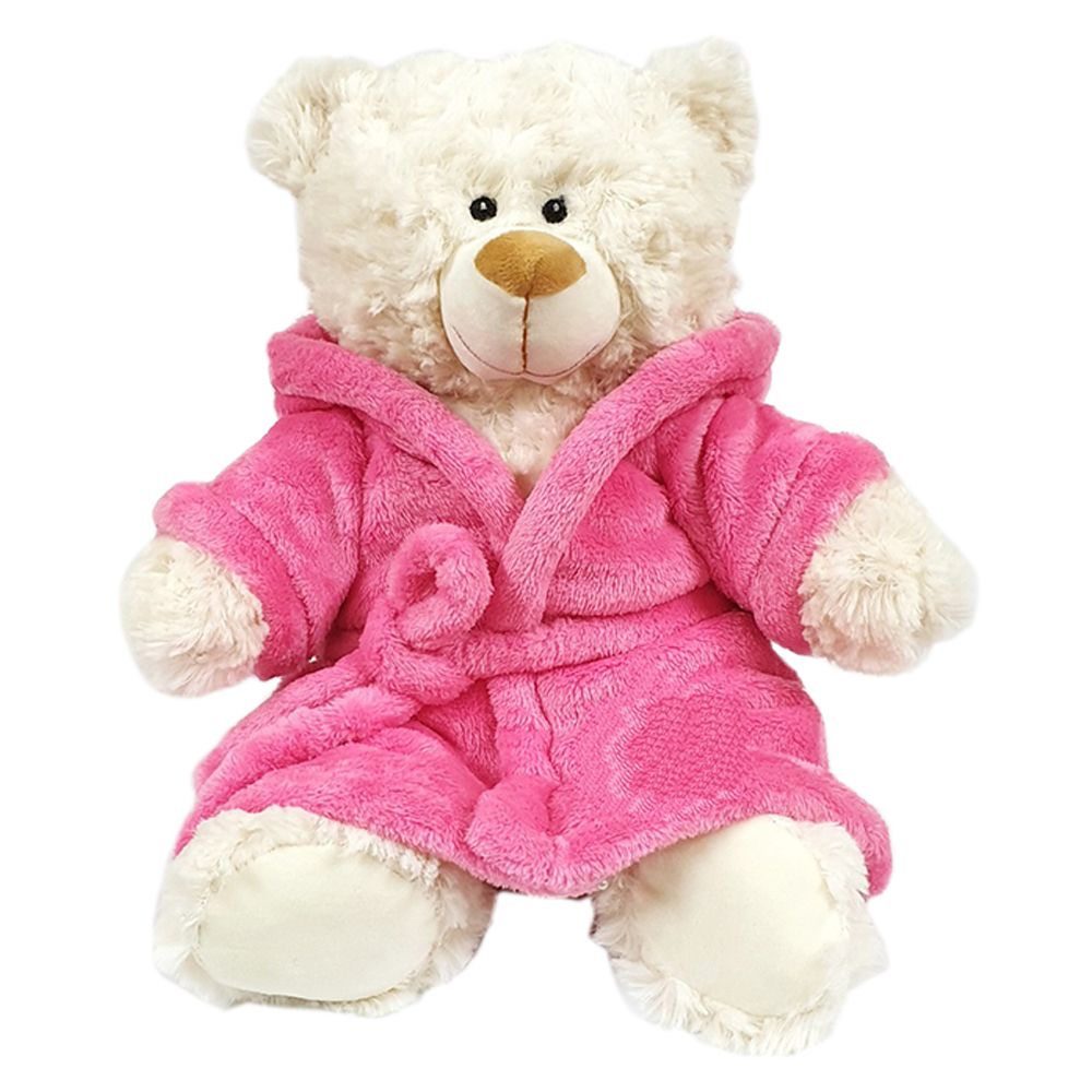 Fay Lawson - Teddy Bear With Pink Bathrobe 38cm