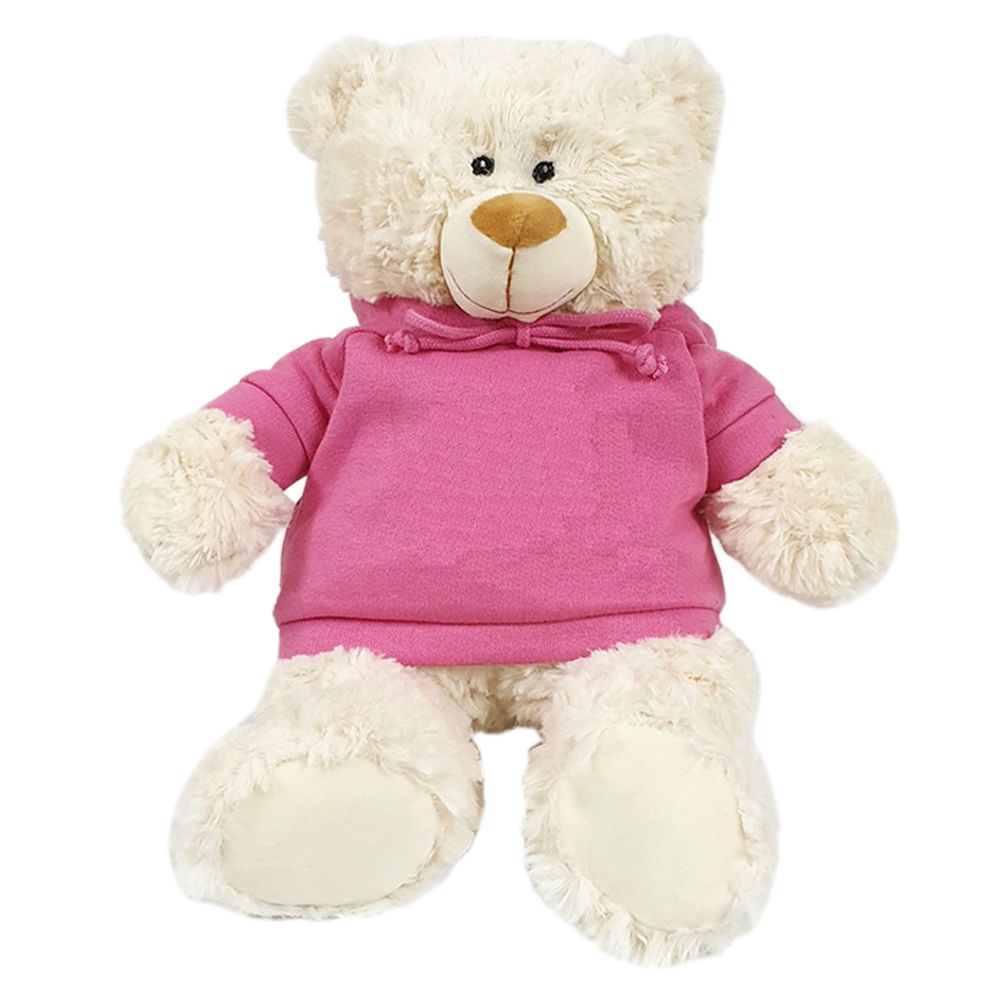 Fay Lawson - Teddy Bear With Pink Hoodie 38cm