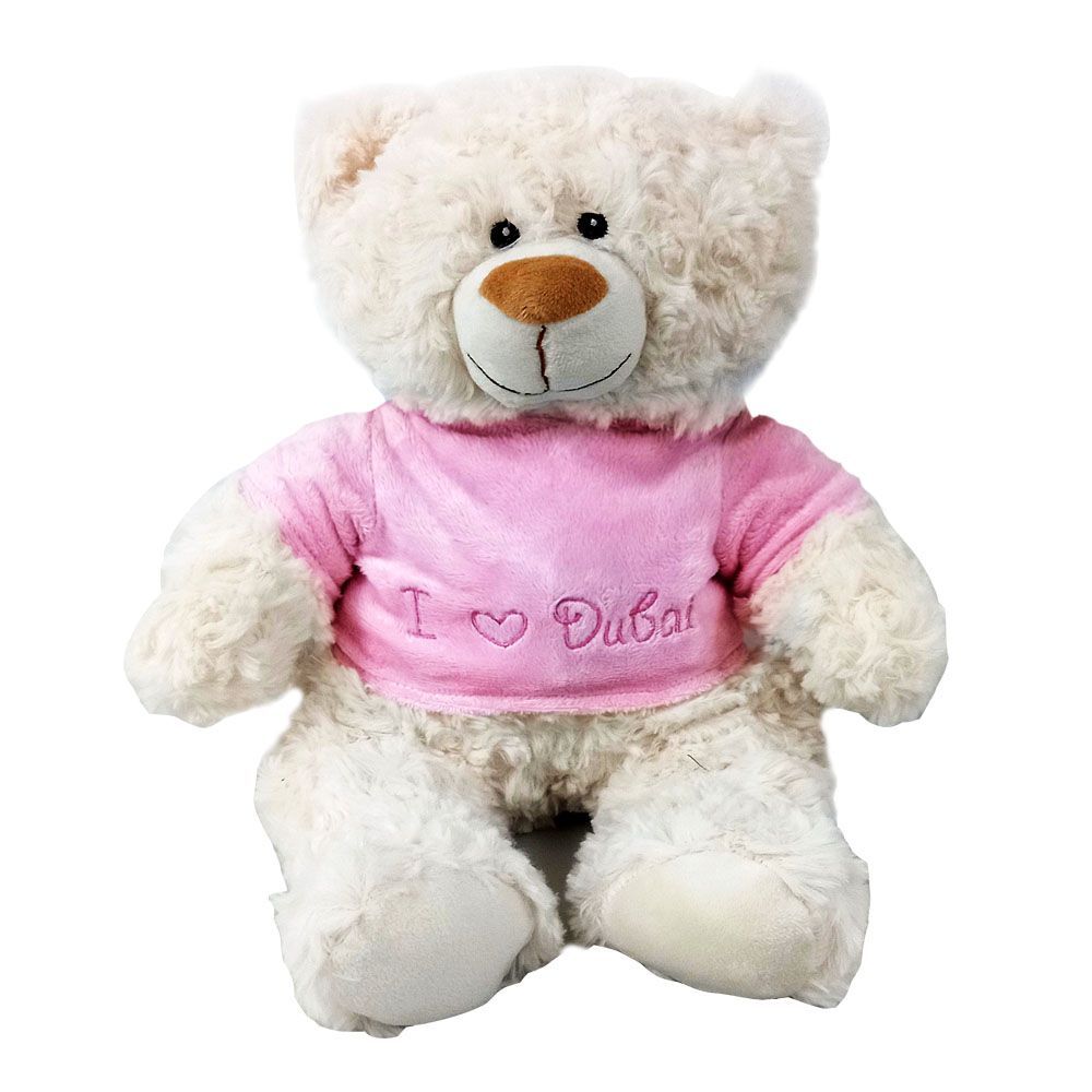 Fay Lawson - Cream Bear I Heart Dubai 38cm - Pink