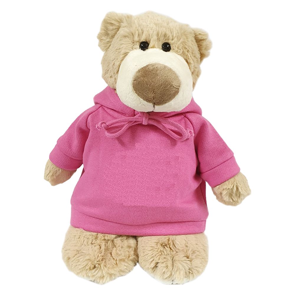 Fay Lawson - Mascot Bear With Pink Hoodie 28cm