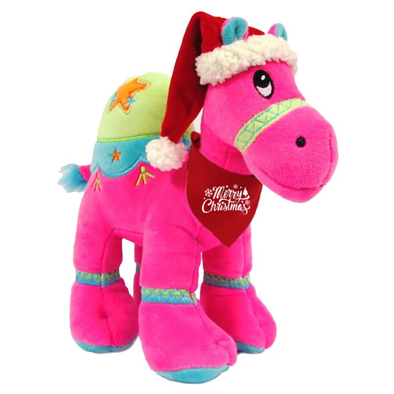 Fay Lawson - Cuddly Dark Christmas Camel - Dark Pink