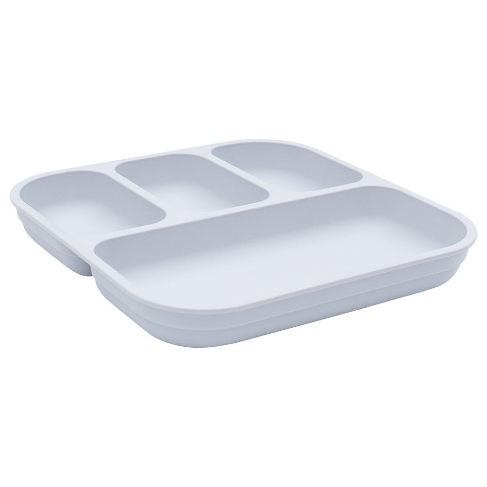 Bobo & Boo - Plant-Based Bento-Style Divided Plates - Grey