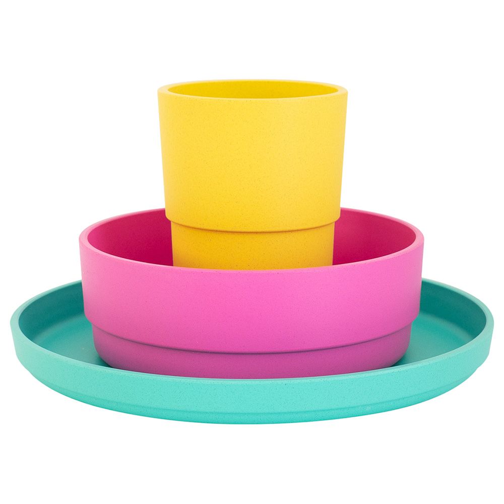 Bobo & Boo - Plant-Based Dinnerware Set - Tropical