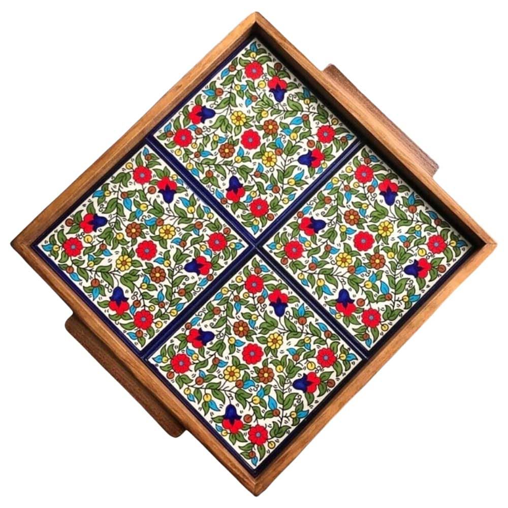 Fyrouzi - Classic Pattern Ceramic Tray - Medium