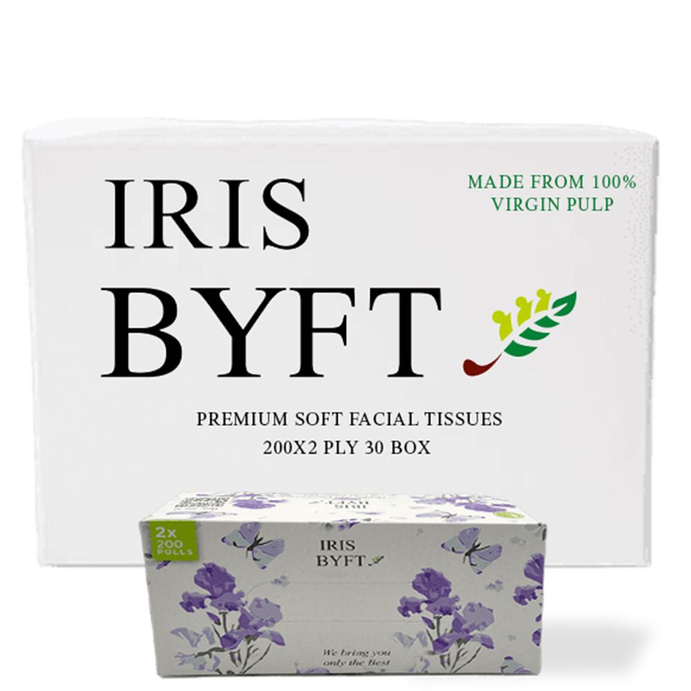 BYFT - Tissue Box 200x2 Ply Pack Of 30 boxes