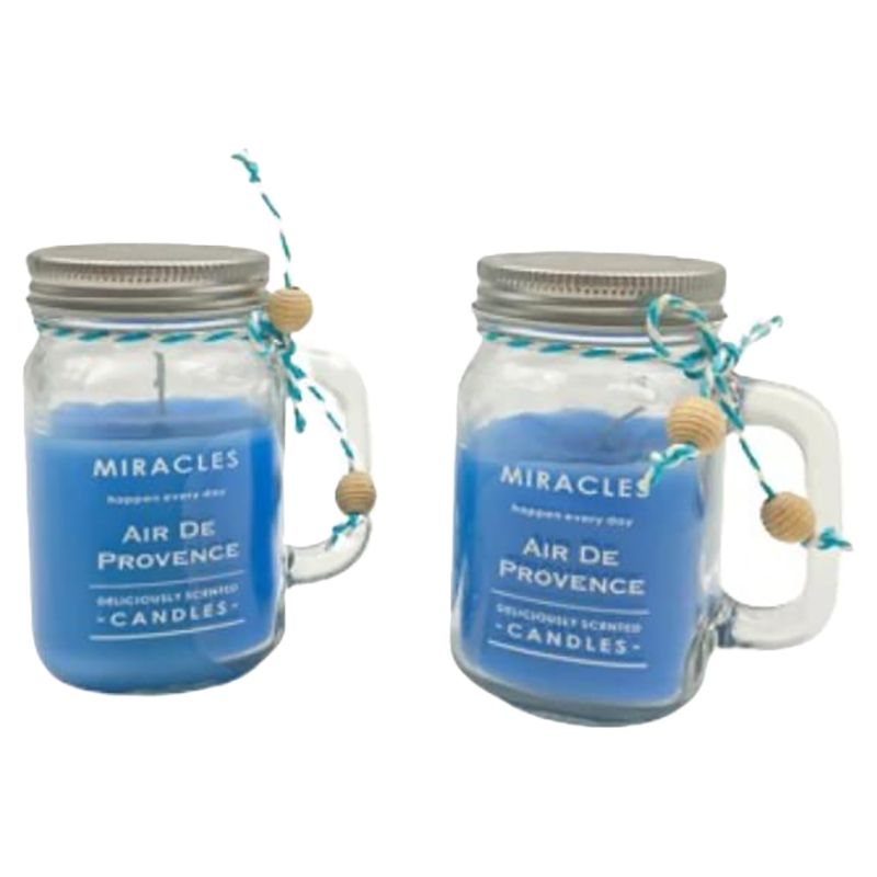 BYFT - Jar Candles - Air De Provence - 180g - Pack of 2