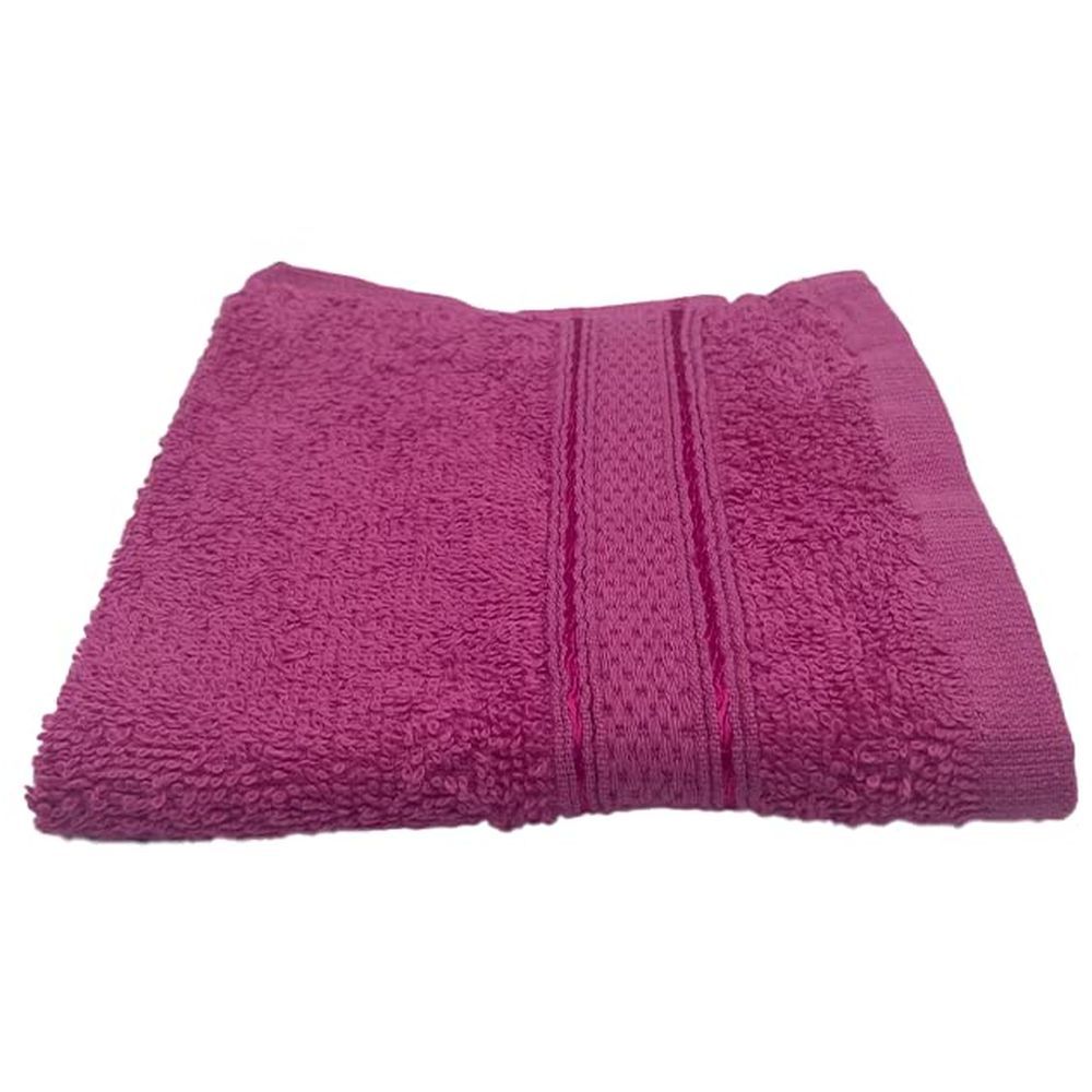 Byft - 100% Cotton Daffodil Washcloth - 30X30Cm - Fuchsia Pink