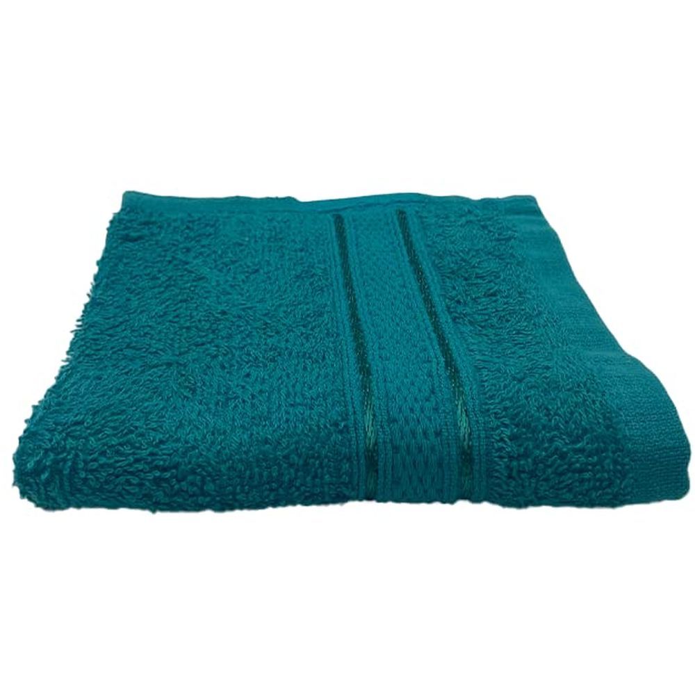 Byft - 100% Cotton Daffodil Washcloth - 30X30Cm - Turquoise Blue