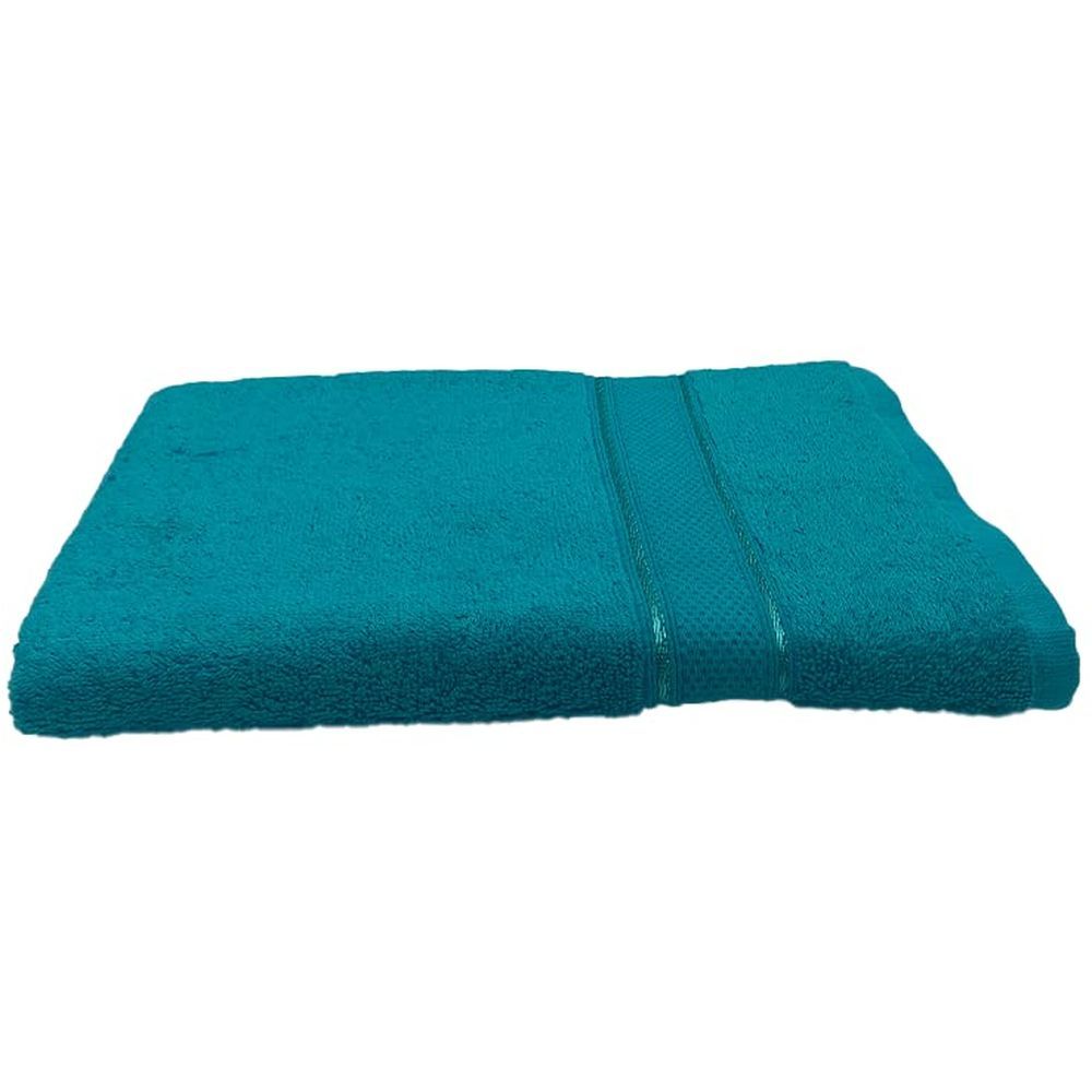 Byft - 100% Cotton Daffodil Bath Towel - 70X140Cm - Turquoise Blue